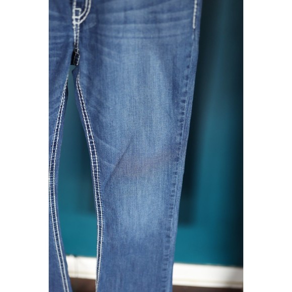Rancho Estancia Women's Embellished Spade Back Pocket Jeans Size 29 × 32 - Picture 5 of 13